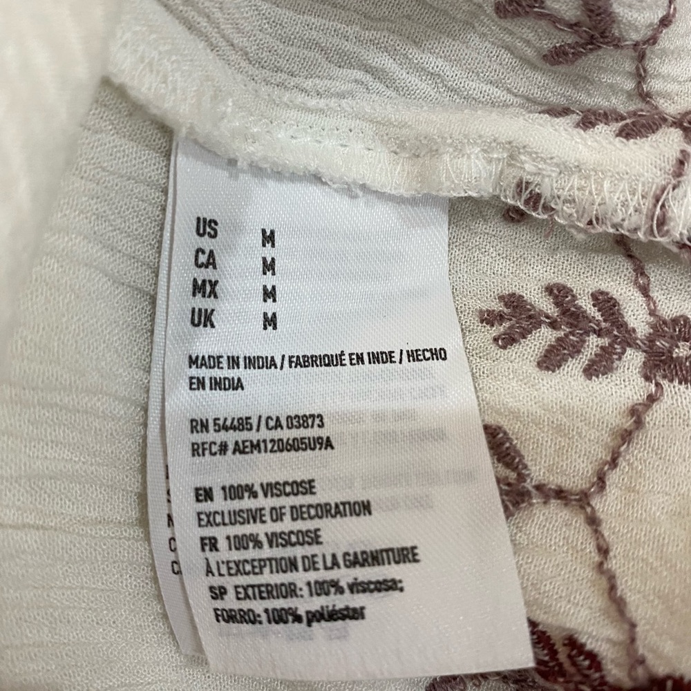 American Eagle Embroidered Jumpsuit - Picture 6 of 6